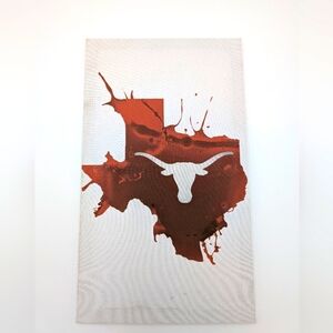 Texas Longhorn Wall Art Canvas — Rustic University of Texas Décor